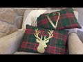 DIY No Sew Pillows |DIY Monogram Pillows|DIY Christmas Pillows|Freezer Paper Stencil