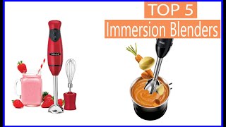 Top 5 Best Immersion Blenders in 2026 (Don’t Buy Before Watching!)