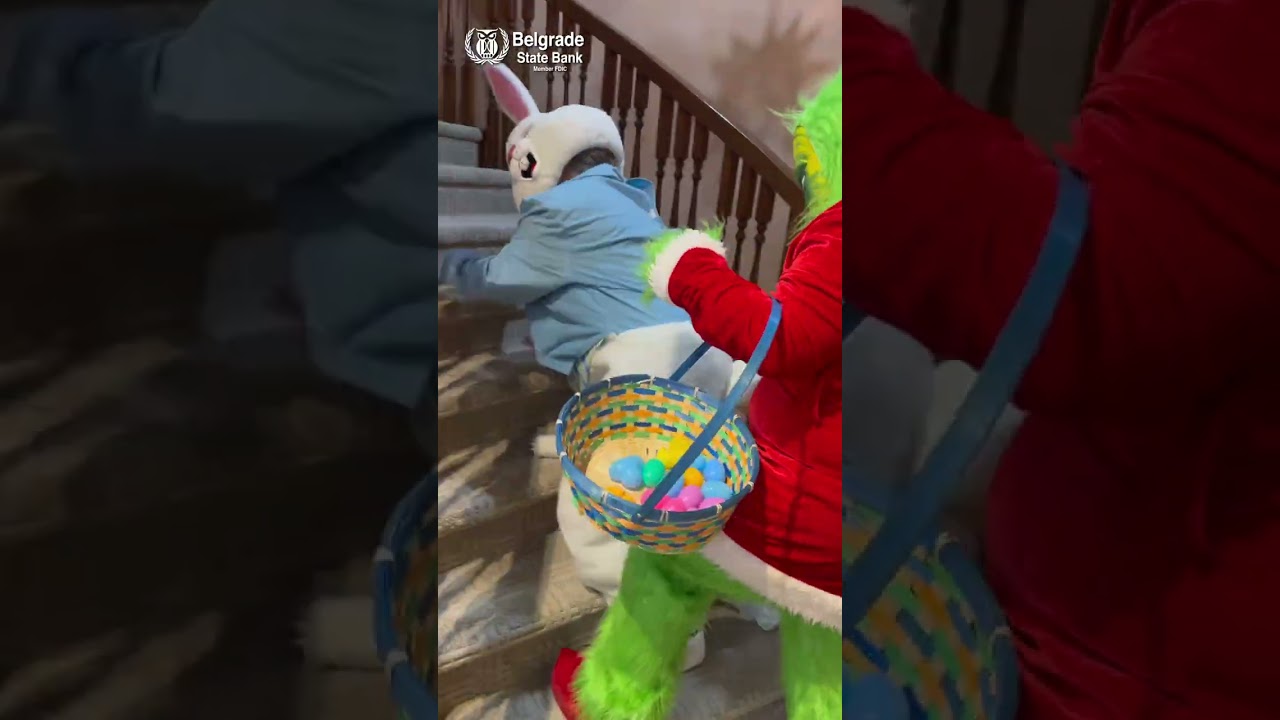 HAPPY EASTER FROM THE GRINCH & EASTER BUNNY! 🌸🐰🐣🥚🤣