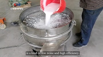 Vibrating sieve for liquid equipment