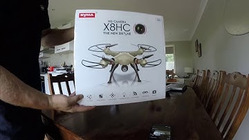 syma x8hc drone unboxing