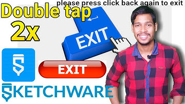 Double tap exit button activity in sketchware Hindi tutorial/Aaura Technical