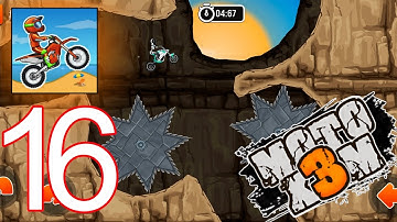 Moto X3M Bike Race Game – Gameplay Walkthrough Part 16 - LV: 71 - 80 (iOS, Android)