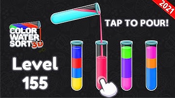 Color Water Sort Puzzle: Liquid Sort It 3D - Level - 155