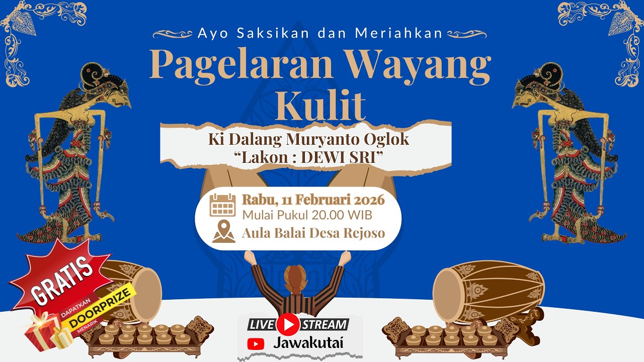 Pagelaran Wayang Kulit Dalang Ki Muryanto Oglok (RRI)