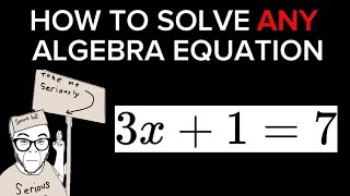 How to solve ANY algebra equation (beginner guide)
