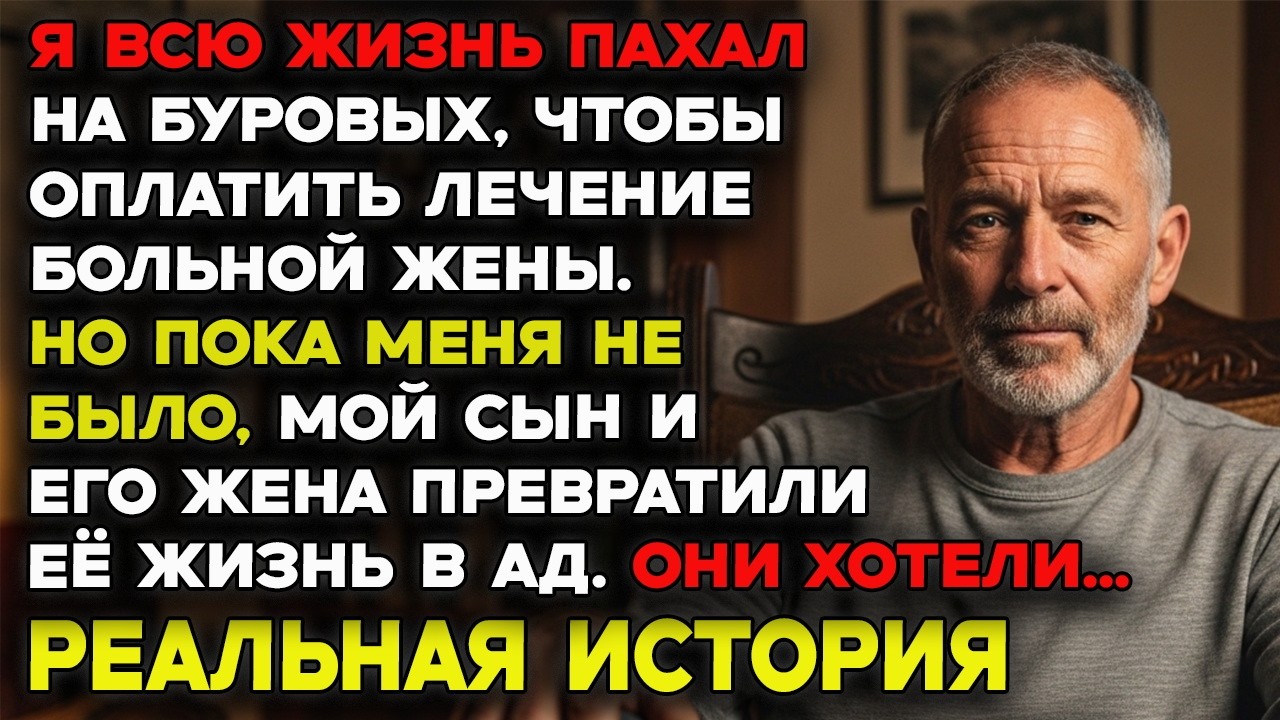 Они думали, что хозяин на буровой. Но он тихо стоял в дверях и всё видел...