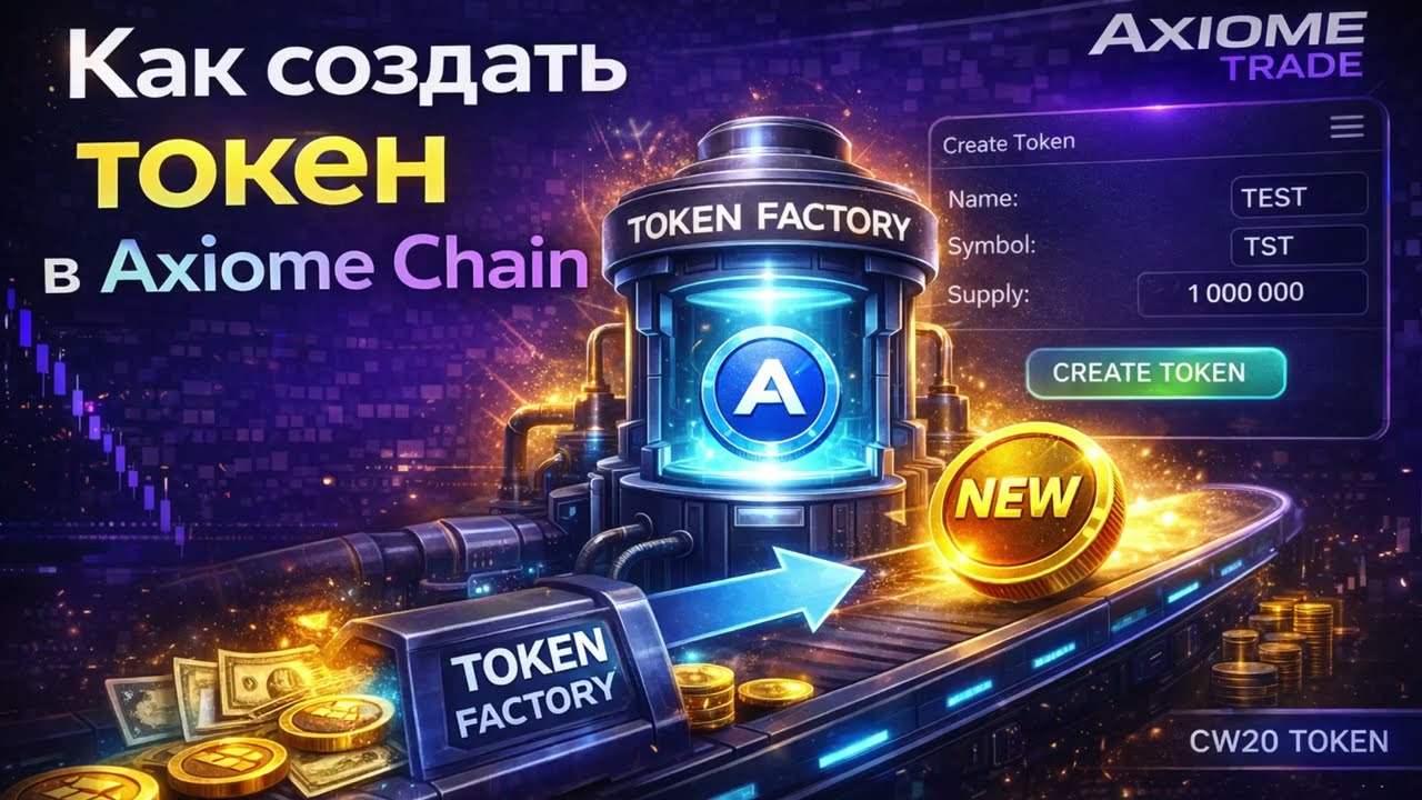 Как создать токен в сети Axiome Chain — пошаговый процесс