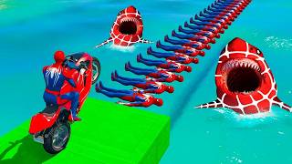 الرجل العنكبوت انقاذ باتمان Spider-Man Rescue batman vs iron man vs venom funny Game GTA 5 superhero