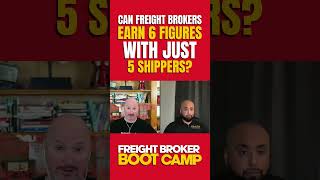 How Much Money Do Freight Brokers Make with Just 5 Shippers? 🤔 🤯 💰 #shorts