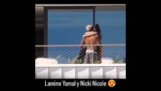 Lamine Yamal y Nicki Nicole juntos estos días #lamineyamal #lamineyamalbrilla #fcbarcelonabrilla