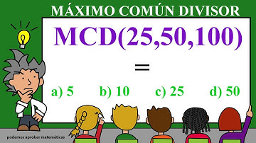 Máximo Común Divisor MCD Super Fácil