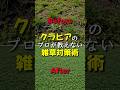 クラピアが雑草だらけ?プロが教えない対策術 #Shorts