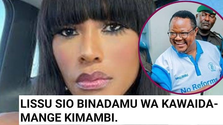 MANGE KIMAMBI ASHINDWA KUVUMILIA, MOYO WA TUNDULISSU, ADAI SIO BINADAMU WA KAWAIDA