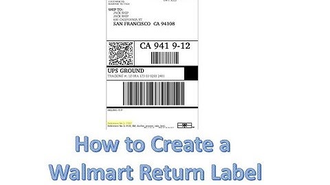How to Create a Return Label in Walmart eBay Drop Shipping