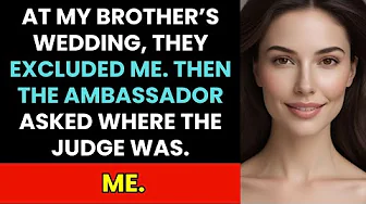 At My Brother’s Wedding, They Excluded Me—Then the Ambassador Asked Where the Judge Was.