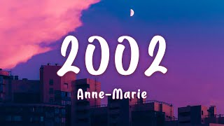 Video thumbnail of "Anne-Marie - 2002 (Lyrics) | Adele, Christina Perri ...(Mix)"