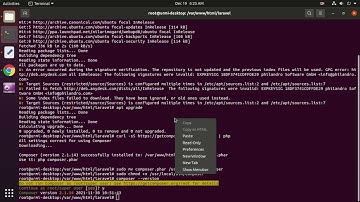 Install Laravel Using LEMP Stack
