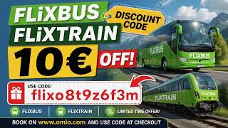 FlixBus & FlixTrain Discount Code 2026 | Save €10 with Omio | Code: flixo8t9z6f3m