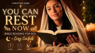 Christian ASMR for Sleep | Bible Reading for Bed + Cozy Comforts