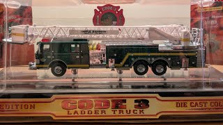 Code 3 Collectibles 100 FT platform ladder truck Castle Shannon Vol Fire Department review 