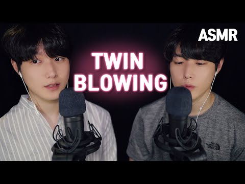 쌍둥이ASMR 귀에 바람불기 이어블로잉 | Twin Ear Blowing