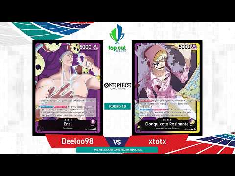 Deeloo98 vs xtotx | Round 10 | One Piece Card Game Offline Regional Championship in Peoria, IL