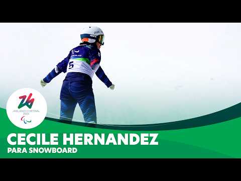 🇫🇷 France's Cecile Hernandez Shines in Women’s Banked Slalom SB-LL2 Final at Milano Cortina 2026 🏂