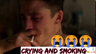 Crying And Smoking Missing Her Gf