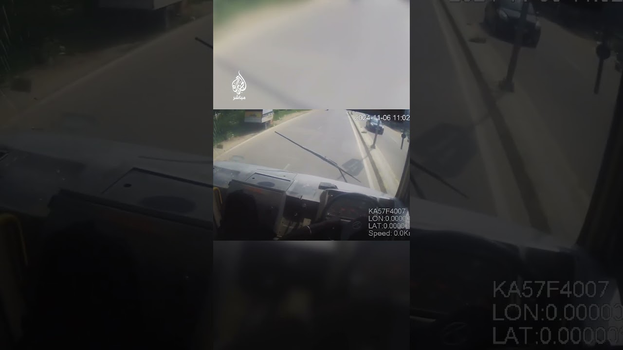 كاميرا مراقبة ترصد لحظة وفاة سائق حافلة أثناء القيادة إثر إصابته بنوبة قلبية مفاجئة في الهند
