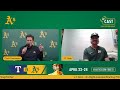 A's Cast Live: J.T. Ginn Talks Return to the Big Leagues