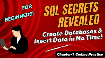 Create Databases & Insert Data in No Time | Chapter 1 practical | #sqlforbeginners #sql #rdbms