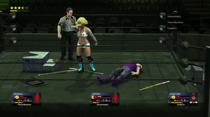 Sakura vs Sam Snow vs Elena Tuttle