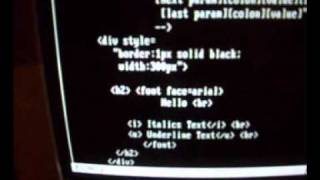 HTMLto produce a text box