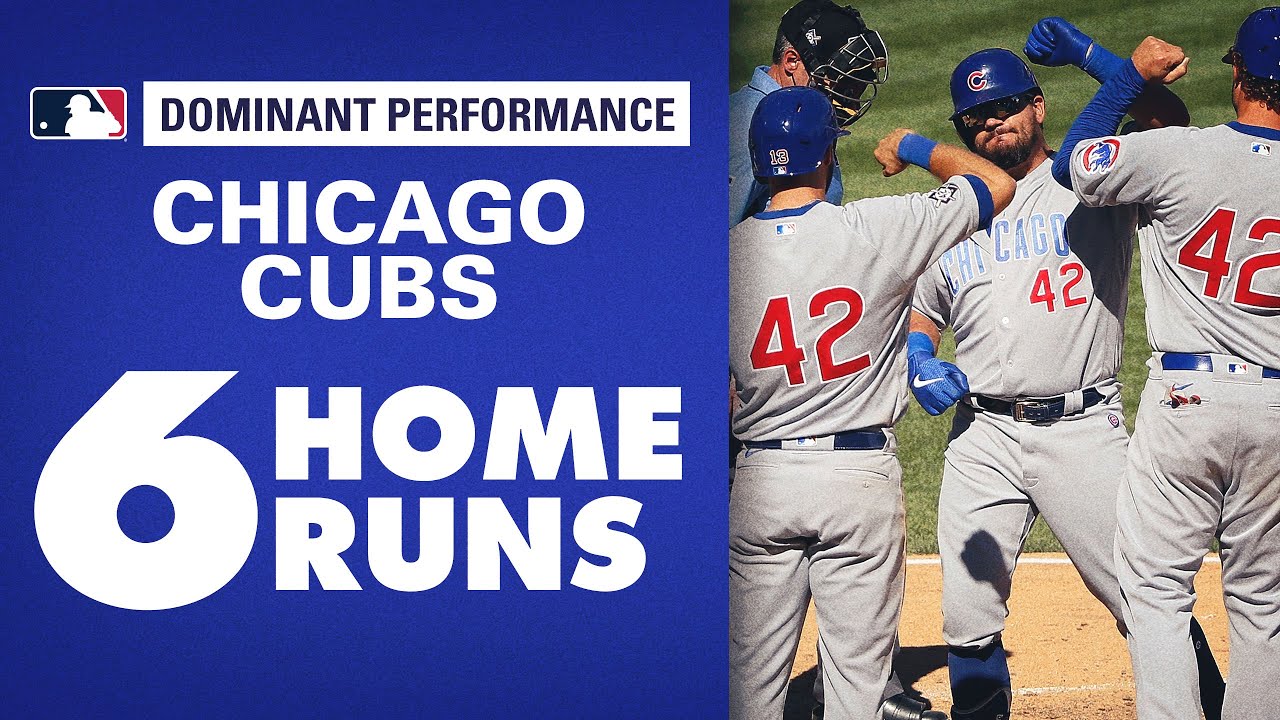 Cubs' outfielders combine for SIX home runs vs. Reds! (Kyle Schwarber, Ian  Happ, Jason Heyward) 