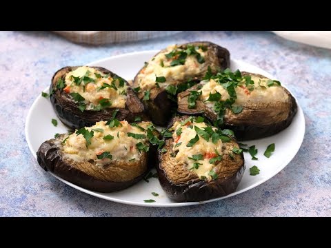 video Chicken stuffed eggplants a delicious idea for a surprising dinner , Worldwide Recipes Chicken stuffed eggplants a delicious idea for a surprising dinner