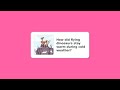 Epic Kids FANTASTIC FLYING DINOSAURS Quiz for Kids! 🦁
