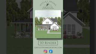The Hilltop Farmhouse #customblueprints #homedesign #interiordesign #houseplans #interiordecorating