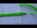 Basic Hand Embroidery Part - 62 | Heavy Chain Stitch