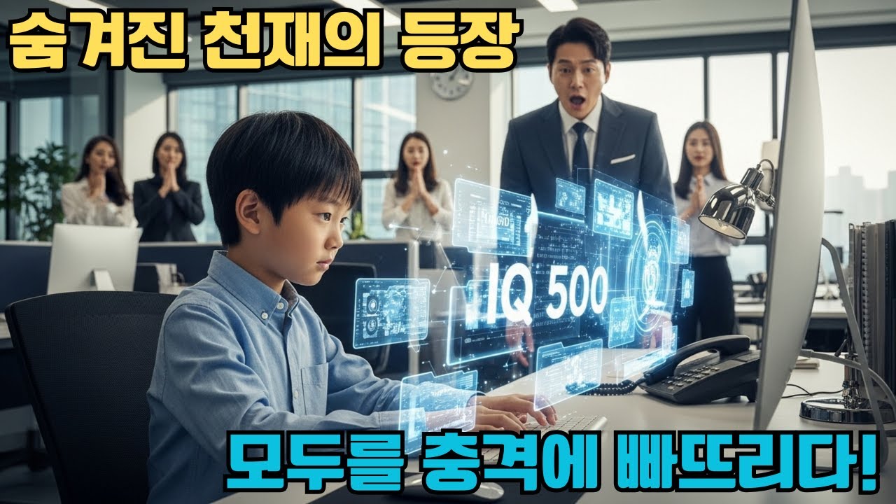 아빠를 따라 회사에 간 소년, 알고 보니 IQ 500의 천재! 회사 파산을 구하다!
