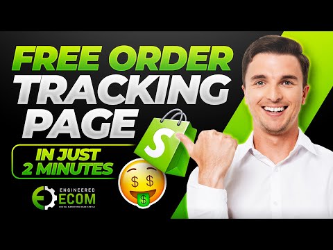 How To ADD Order Tracking Page For FREE On Shopify | In Just 2 Minutes!