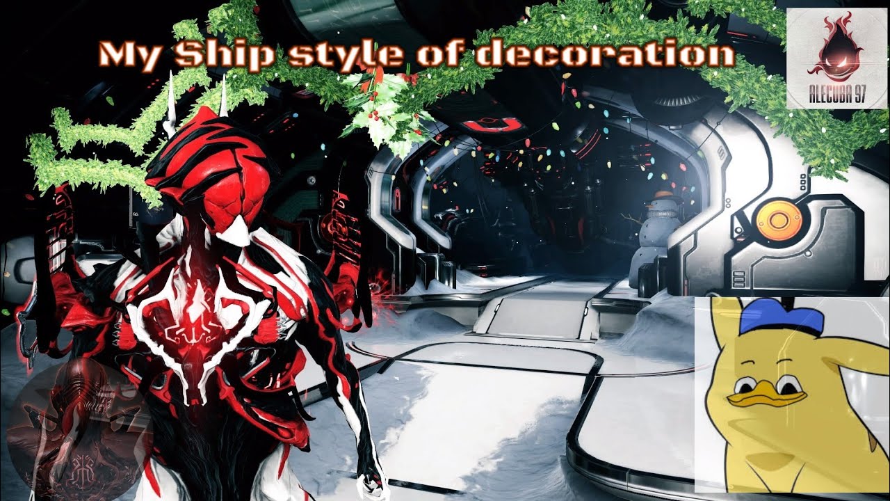 Warframe [PS4] My orbiter decoration YouTube