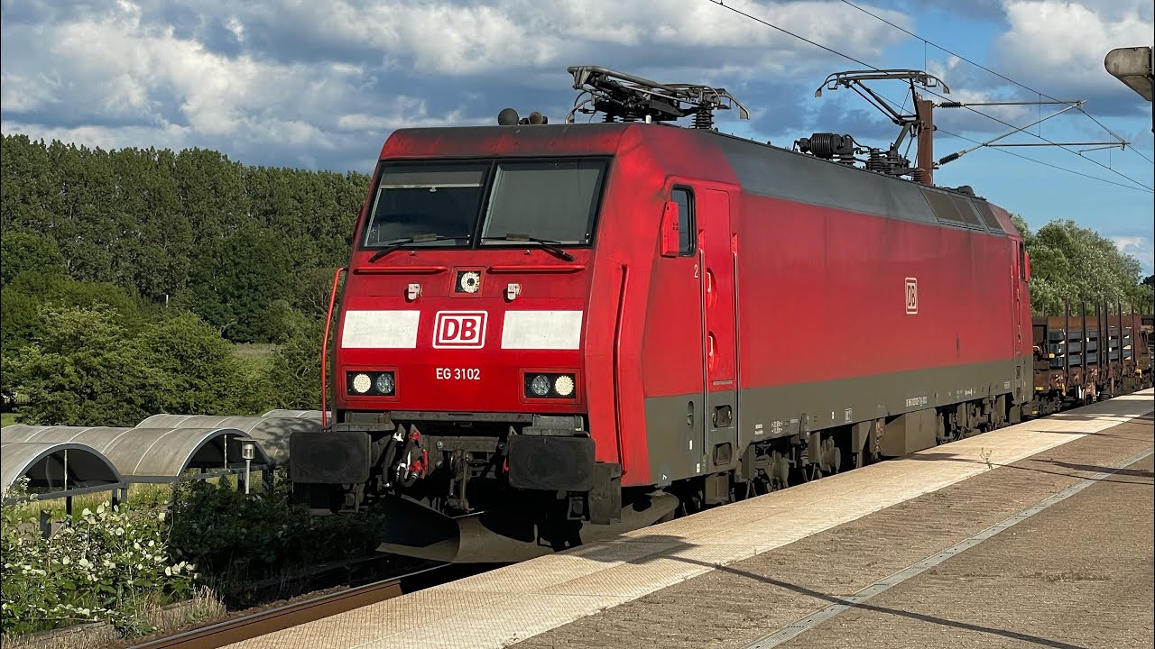 Tog på Nyborg Station | Trains at Nyborg Station