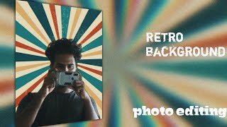 Retro🎞️ background photo editing || PicsArt tutorial screenshot 4