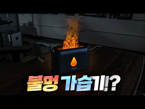 요즘엔 가습기로 불멍도 한다면서? 어그로 오지게 끌리는 불멍가습기, 분수가습기 리뷰.