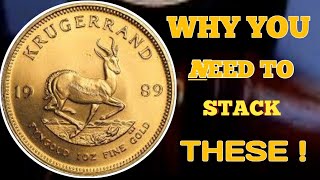 Gold Krugerrand-Why you need to be stacking gold Krugerrand Coins worth money,to look for this your