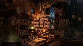 🕯Calm, Cozy Witch's Den Ambience | Soothing Sounds for Peace, Rest, Study, Write, or Work | ASMR