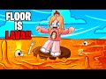 Floor is LAVA on Roblox!!