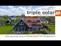 Triple Solar PVT-Kollektoren als Energiequelle für NIBE Erdwärmepumpe - PVT-Photovoltaikkollektoren