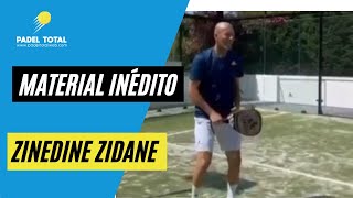 Zinedine Zidane Jugando Padel Material Inédito